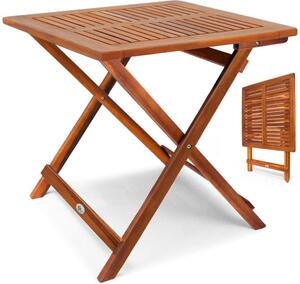 Záhradný drevený stolík 70x70 cm