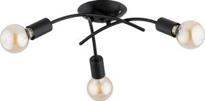 Prisadený luster TORIZO 3xE27/15W/230V čierny