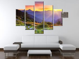 Gario Obraz na plátne Lúka v horách Veľkosť: 150 x 100 cm