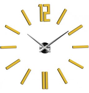 X-MOMO Moderné nástenné hodiny do obývačky X0031 DEFERK šedé