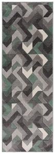 Flair Rugs , Behúň Hand Carved Aurora Mint, 80x230, zelená, kancelária