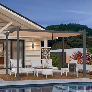 JAKS Záhradný altánok pergola 4 x 3 m Farebné varianty: béžová