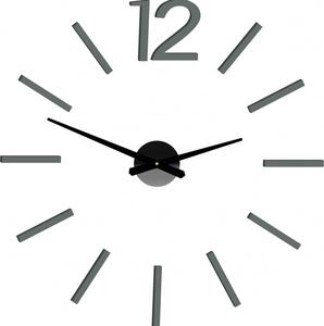 Sentop Elegantné hodiny na stenu BOMER 2D PLEXI X0081 aj čierne