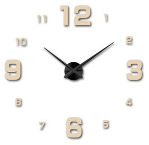 STYLESA Nástenné hodiny vyrobené z plastu DESIRE XXL P005 čierne