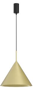 Závesné svietidlo Capital, 1x zlaté kovové tienidlo, (fi 32cm), b