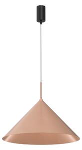 Závesné svietidlo Capital, 1x medené kovové tienidlo, (fi 46cm), b