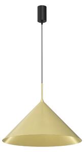Závesné svietidlo Capital, 1x zlaté kovové tienidlo, (fi 46cm), b