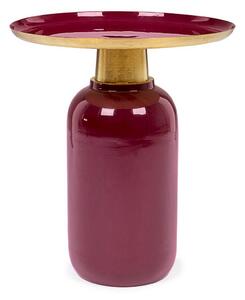 NALIMA BURGUNDY konferenčný stolík D40.5cm