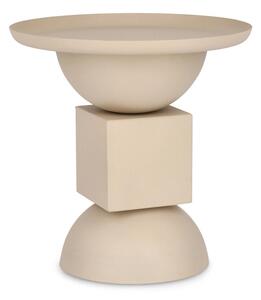 ALKA béžový konferenčný stolík D40.5cm