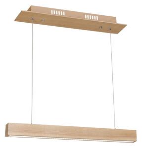 Závesné LED svietidlo Timber, 1x LED 12w, 3000k, drevo