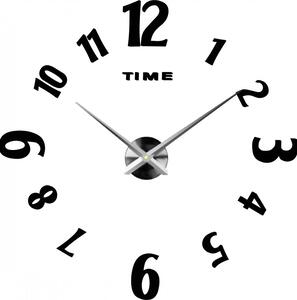 X-momo Moderné nástenné hodiny CHARLIE S035 čierne