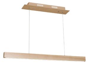 Závesné LED svietidlo Timber, 1x LED 18w, 3000k, drevo