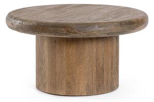 LOPEZ hnedý konferenčný stolík D60cm