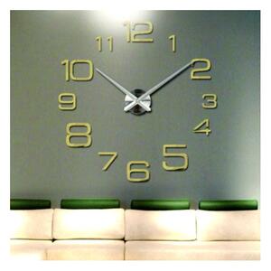 STYLESA Nástenné hodiny veľké design hodiny DIY KULFOLD SZ032 i čierne
