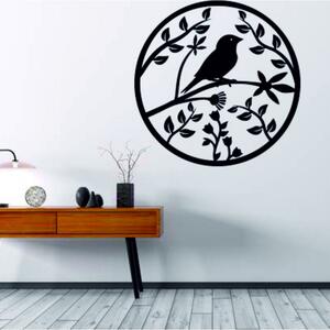 Drevený obraz na stenu z preglejky už je jar štebot vtáka