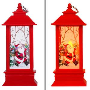 TUTUMI - Vianočný lampáš - LED červená