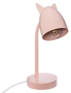 Detská stolná lampa KITTY EARS ružová