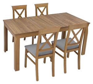 Jedálenský stôl: bergen - sto/160