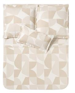 Bavlnená posteľná plachta s geometrickým vzorom Elinor