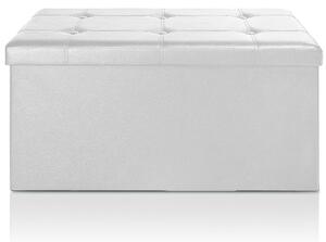 Úložný box biely - 80 x 40 x 40 cm