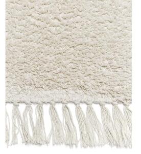 Okrúhly koberec z bavlny so strapcami Daya