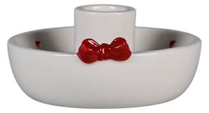 Keramický svietnik Christmas Bow