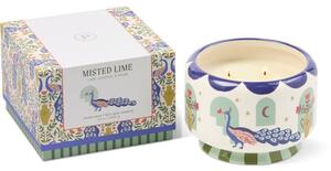 Paddywax A Dopo Peacock Blue vonná sviečka z keramiky 680 g