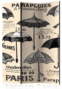 Artgeist Paraván - Vintage Umbrellas [Room Dividers]