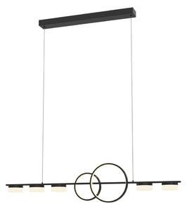 Wofi 7030-702 - LED Stmievateľný luster na lanku MESSINA LED/57W/230V čierna