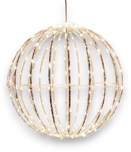 ACA Lighting LED vianočné 3D guľa, priemer 20 cm, 100 LED, 230V, IP44