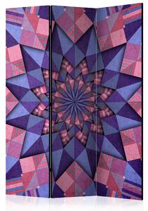Artgeist Paraván - Star Mandala (Pink-Violet) [Room Dividers]