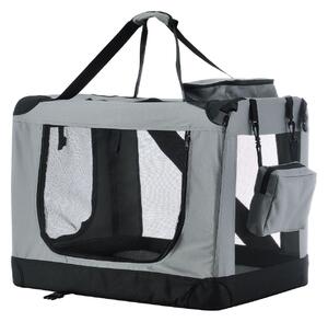 Prenosná taška pre psa XL - šedá