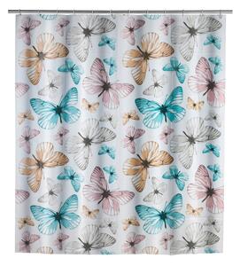 Sprchový záves Wenko Butterfly, 180 × 200 cm