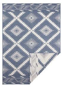 Modro-krémový vonkajší koberec NORTHRUGS Malibu, 170 x 120 cm