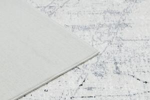 ANDRE 1023 Prateľný koberec vzor rámu, mramor, protišmykový - čierno -biely