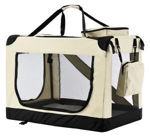 Prenosná taška pre psa XL – béžová