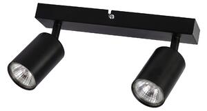 Toolight Toolight, JNH029-2C, stropné bodové svietidlo, 2× GU10, 26 cm, čierna, OSW-56216