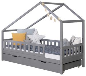 DOMČEKOVÁ POSTEĽ, 90/200 cm svetlosivá MID.YOU - Online Only detský nábytok, Online Only