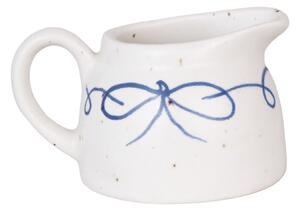 Kameninový džbán na mlieko Viola Bow Blue