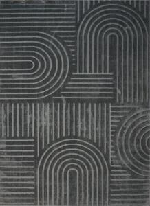 BE Koberec Kolekcia Zen Garden 2405 DARK GREY – sivý obdĺžnikový Rozmer: 60x100 cm