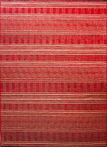BE Koberec Saran G001 RED – červený obdĺžnikový Rozmer: 60x100 cm