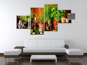 Gario Obraz na plátne Zeleninové prísady Veľkosť: 120 x 70 cm