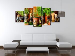 Gario Obraz na plátne Zeleninové prísady Veľkosť: 150 x 105 cm