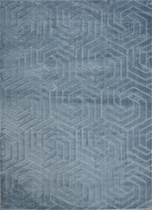 BE Koberec Kolekcia Zen Garden 2401 BLUE – modrý obdĺžnikový Rozmer: 60x100 cm