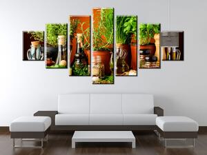 Gario Obraz na plátne Zeleninové prísady Veľkosť: 140 x 80 cm