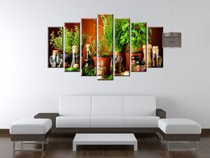 Gario Obraz na plátne Zeleninové prísady Veľkosť: 210 x 100 cm