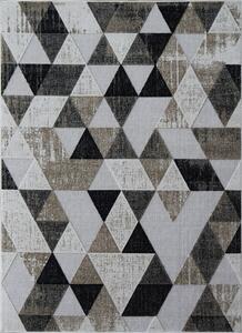 BE Koberec Lagos 1700 BEIGE – béžový sivý čierny obdĺžnikový Rozmer: 80x150 cm
