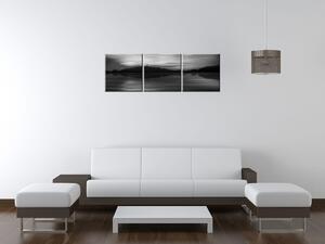 Obraz na plátne Nočný pohľad - 3 dielny Rozmery: 90 x 30 cm