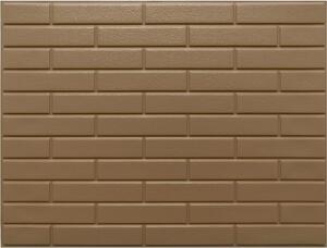 Obkladové panely 3D OS03-K02, cena za kus, rozmer 440 x 580 mm, malá tehla hnedá, IMPOL TRADE