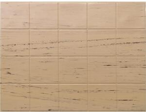 Obkladové panely 3D OS21-K10, cena za kus, rozmer 440 x 580 mm, obklad malý hnedý s žíhaním, IMPOL TRADE